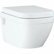 Унитаз GROHE Euro Ceramic подвесной с сиденьем с микролифтом, альпин-белый (39703000)