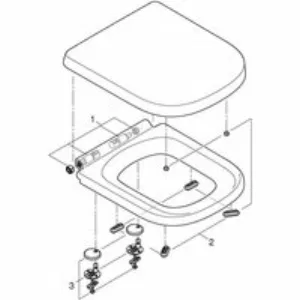 Унитаз GROHE Euro Ceramic подвесной с сиденьем с микролифтом, альпин-белый (39703000) Унитаз GROHE Euro Ceramic подвесной с сиденьем с микролифтом, альпин-белый (39703000)