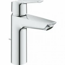 Смеситель для раковины однорычажный GROHE QuickFix Start с донным клапаном, M-Size, хром, (23552002)
