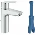 Смеситель для раковины однорычажный GROHE QuickFix Start с донным клапаном, M-Size, хром, (23552002) Смеситель для раковины однорычажный GROHE QuickFix Start с донным клапаном, M-Size, хром, (23552002)