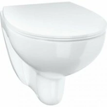 Унитаз подвесной GROHE Bau Ceramic с сиденьем с микролифтом, альпин-белый (39899000)