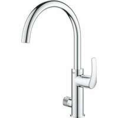 Смеситель для кухонной мойки GROHE Blue Pure Eurosmart с функцией фильтрации, с фильтром в комплекте, хром (30499000) Смеситель для кухонной мойки GROHE Blue Pure Eurosmart с функцией фильтрации, с фильтром в комплекте, хром (30499000)