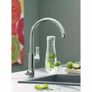 Смеситель для кухонной мойки GROHE Blue Pure Eurosmart с функцией фильтрации, с фильтром в комплекте, хром (30499000) Смеситель для кухонной мойки GROHE Blue Pure Eurosmart с функцией фильтрации, с фильтром в комплекте, хром (30499000)