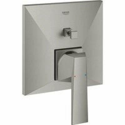 Внешняя часть смесителя для ванны GROHE Allure Brilliant с переключателем на 2 положения, суперсталь (24072DC0)