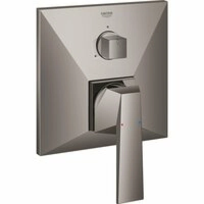Внешняя часть смесителя для ванны GROHE Allure Brilliant с переключателем на 3 положения, темный графит глянец (24099A00) Внешняя часть смесителя для ванны GROHE Allure Brilliant с переключателем на 3 положения, темный графит глянец (24099A00)
