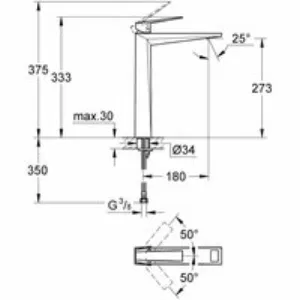 Смеситель для раковины GROHE Allure Brilliant, XL-Size, гладкий корпус, темный графит матовый (23114AL0) Смеситель для раковины GROHE Allure Brilliant, XL-Size, гладкий корпус, темный графит матовый (23114AL0)