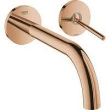 Внешняя часть смесителя для раковины GROHE Atrio Joy настенного монтажа на 2 отверстия, теплый закат глянец (19918DA3)