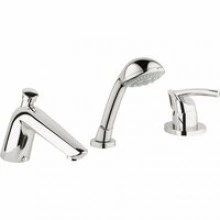 Смеситель для ванны GROHE Tenso однорычажный на 3 отверстия, хром (19153000)