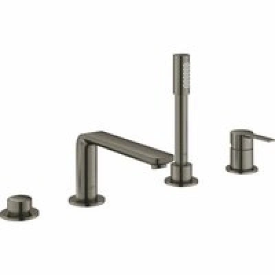 Смеситель для ванны GROHE Lineare на 4 отверстия, на край ванны, темный графит матовый (19577AL1) Смеситель для ванны GROHE Lineare на 4 отверстия, на край ванны, темный графит матовый (19577AL1)