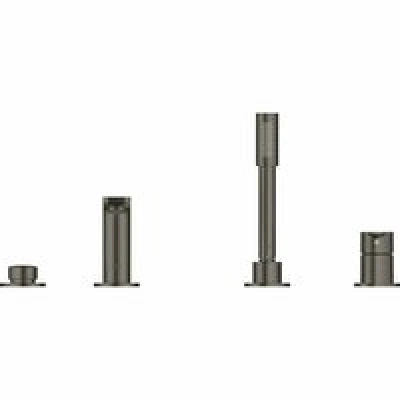 Смеситель для ванны GROHE Lineare на 4 отверстия, на край ванны, темный графит матовый (19577AL1) Смеситель для ванны GROHE Lineare на 4 отверстия, на край ванны, темный графит матовый (19577AL1)