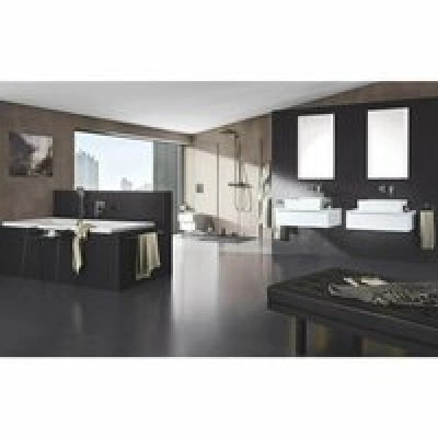 Внешняя часть смесителя для раковины GROHE Eurocube на 2 отверстия, S-Size, темный графит матовый (19895AL0) Внешняя часть смесителя для раковины GROHE Eurocube на 2 отверстия, S-Size, темный графит матовый (19895AL0)