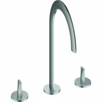 Смеситель для раковины GROHE Atrio Icon 3D двухвентильный на 3 отверстия, нержавеющая сталь (20609SD0)