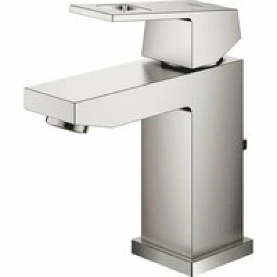 Смеситель для раковины GROHE Eurocube с донным клапаном, суперсталь (23127DC0) Смеситель для раковины GROHE Eurocube с донным клапаном, суперсталь (23127DC0)