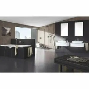 Смеситель для раковины GROHE Eurocube с донным клапаном и высоким изливом, темный графит матовый (23135AL0) Смеситель для раковины GROHE Eurocube с донным клапаном и высоким изливом, темный графит матовый (23135AL0)
