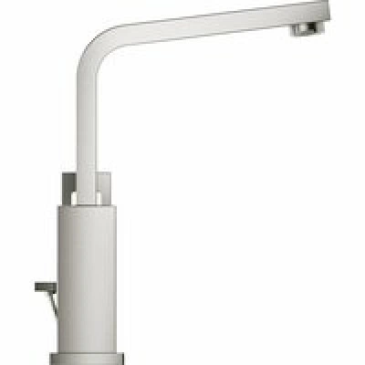 Смеситель для раковины GROHE Eurocube с донным клапаном и высоким изливом, суперсталь (23135DC0) Смеситель для раковины GROHE Eurocube с донным клапаном и высоким изливом, суперсталь (23135DC0)