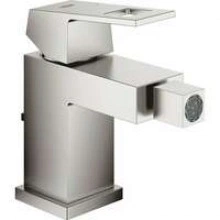 Смеситель для биде GROHE Eurocube с донным клапаном, суперсталь (23138DC0)