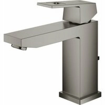 Смеситель для раковины GROHE Eurocube с донным клапаном, темный графит матовый (23445AL0) Смеситель для раковины GROHE Eurocube с донным клапаном, темный графит матовый (23445AL0)