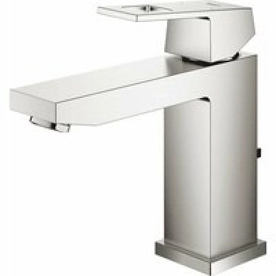 Смеситель для раковины GROHE Eurocube с донным клапаном, суперсталь (23445DC0) Смеситель для раковины GROHE Eurocube с донным клапаном, суперсталь (23445DC0)