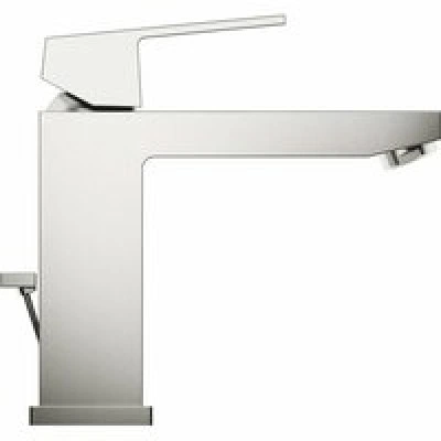 Смеситель для раковины GROHE Eurocube с донным клапаном, суперсталь (23445DC0) Смеситель для раковины GROHE Eurocube с донным клапаном, суперсталь (23445DC0)
