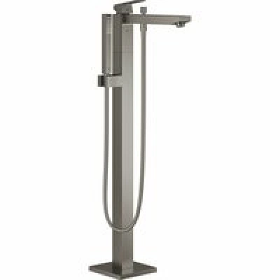 Внешняя часть смесителя для ванны GROHE Eurocube напольного монтажа, темный графит матовый (23672AL1) Внешняя часть смесителя для ванны GROHE Eurocube напольного монтажа, темный графит матовый (23672AL1)