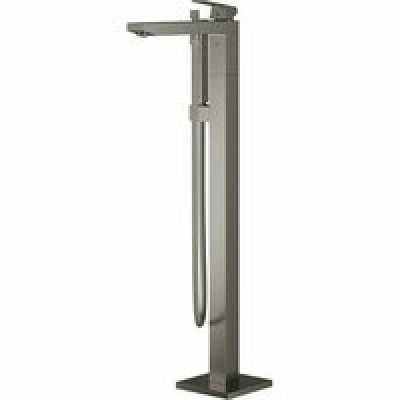 Внешняя часть смесителя для ванны GROHE Eurocube напольного монтажа, темный графит матовый (23672AL1) Внешняя часть смесителя для ванны GROHE Eurocube напольного монтажа, темный графит матовый (23672AL1)