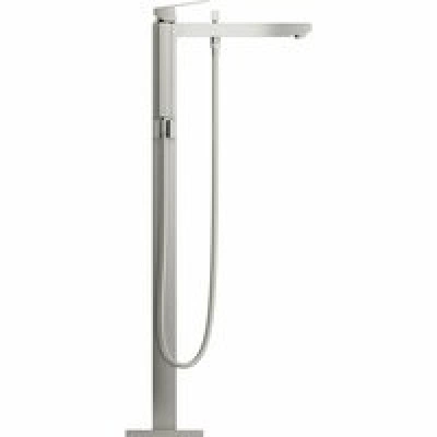 Внешняя часть смесителя для ванны GROHE Eurocube напольного монтажа, суперсталь (23672DC1) Внешняя часть смесителя для ванны GROHE Eurocube напольного монтажа, суперсталь (23672DC1)
