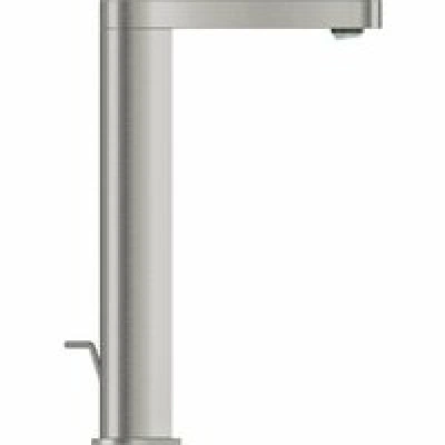 Смеситель для раковины GROHE Plus с донным клапаном и вытяжным изливом, суперсталь (23843DC3) Смеситель для раковины GROHE Plus с донным клапаном и вытяжным изливом, суперсталь (23843DC3)