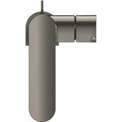 Смеситель для раковины GROHE Plus с донным клапаном, M-Size, темный графит матовый (23871AL3) Смеситель для раковины GROHE Plus с донным клапаном, M-Size, темный графит матовый (23871AL3)