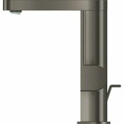 Смеситель для раковины GROHE Plus с донным клапаном, M-Size, темный графит матовый (23871AL3) Смеситель для раковины GROHE Plus с донным клапаном, M-Size, темный графит матовый (23871AL3)