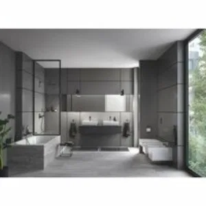 Внешняя часть смесителя для ванны GROHE Eurocube с переключателем на 2 положения, темный графит матовый (24062AL0) Внешняя часть смесителя для ванны GROHE Eurocube с переключателем на 2 положения, темный графит матовый (24062AL0)
