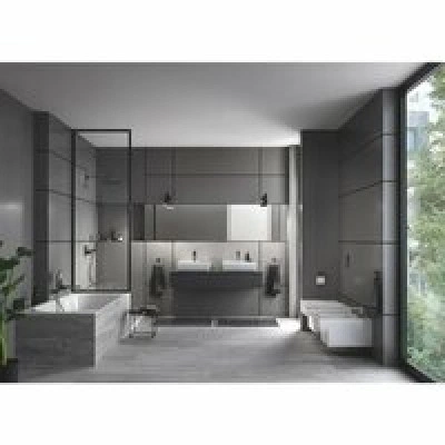 Внешняя часть смесителя для ванны GROHE Eurocube с переключателем на 2 положения, темный графит матовый (24062AL0) Внешняя часть смесителя для ванны GROHE Eurocube с переключателем на 2 положения, темный графит матовый (24062AL0)
