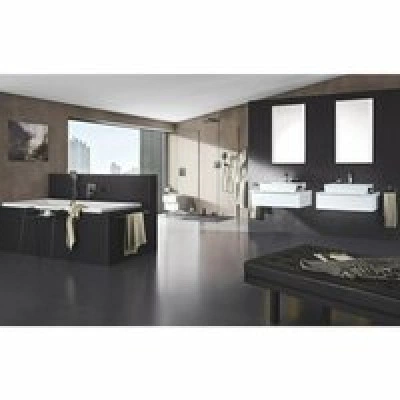 Внешняя часть смесителя для ванны GROHE Eurocube с переключателем на 2 положения, темный графит матовый (24062AL0) Внешняя часть смесителя для ванны GROHE Eurocube с переключателем на 2 положения, темный графит матовый (24062AL0)