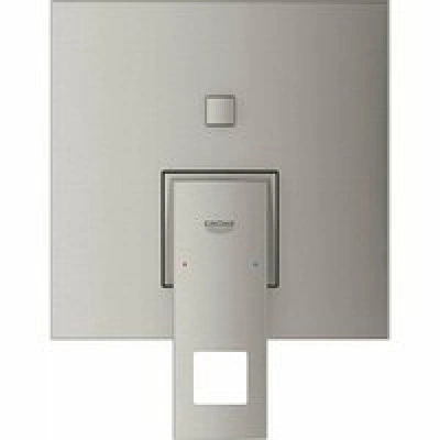Внешняя часть смесителя для ванны GROHE Eurocube с переключателем на 2 положения, суперсталь (24062DC0) Внешняя часть смесителя для ванны GROHE Eurocube с переключателем на 2 положения, суперсталь (24062DC0)