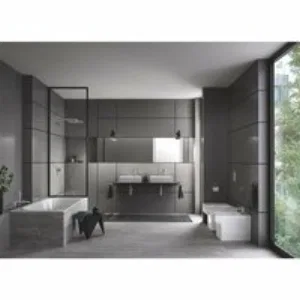 Внешняя часть смесителя для ванны GROHE Eurocube с переключателем на 2 положения, суперсталь (24062DC0) Внешняя часть смесителя для ванны GROHE Eurocube с переключателем на 2 положения, суперсталь (24062DC0)