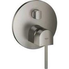 Внешняя часть смесителя для ванны GROHE Plus с переключателем на 3 положения, темный графит матовый (24093AL3)
