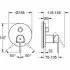 Внешняя часть смесителя для ванны GROHE Plus с переключателем на 3 положения, темный графит матовый (24093AL3) Внешняя часть смесителя для ванны GROHE Plus с переключателем на 3 положения, темный графит матовый (24093AL3)