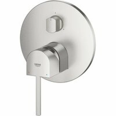 Внешняя часть смесителя для ванны GROHE Plus с переключателем на 3 положения, суперсталь (24093DC3) Внешняя часть смесителя для ванны GROHE Plus с переключателем на 3 положения, суперсталь (24093DC3)