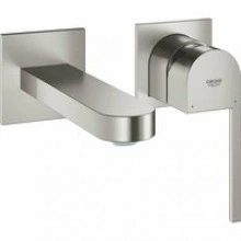 Внешняя часть смесителя для раковины GROHE Plus на 2 отверстия, M-Size, суперсталь (29303DC3)