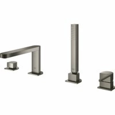 Смеситель для ванны GROHE Plus на 4 отверстия, на край ванны, темный графит матовый (29307AL3) Смеситель для ванны GROHE Plus на 4 отверстия, на край ванны, темный графит матовый (29307AL3)