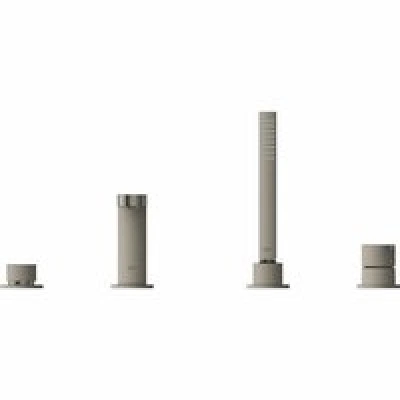 Смеситель для ванны GROHE Plus на 4 отверстия, на край ванны, темный графит матовый (29307AL3) Смеситель для ванны GROHE Plus на 4 отверстия, на край ванны, темный графит матовый (29307AL3)