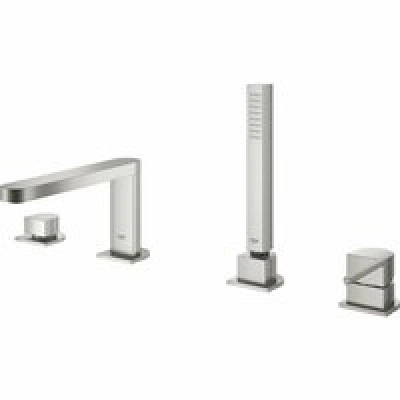 Смеситель для ванны GROHE Plus на 4 отверстия, на край ванны, суперсталь (29307DC3) Смеситель для ванны GROHE Plus на 4 отверстия, на край ванны, суперсталь (29307DC3)