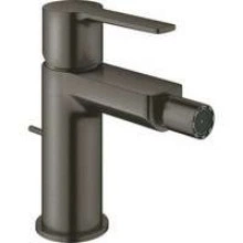 Смеситель для биде GROHE Lineare с донным клапаном, темный графит матовый (33848AL1)