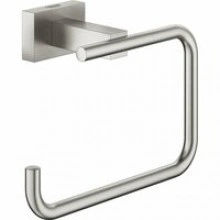 Держатель для туалетной бумаги без крышки GROHE Essentials Cube, суперсталь (40507DC1)