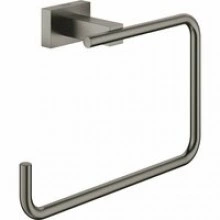 Кольцо для полотенца GROHE Essentials Cube, темный графит матовый (40510AL1)
