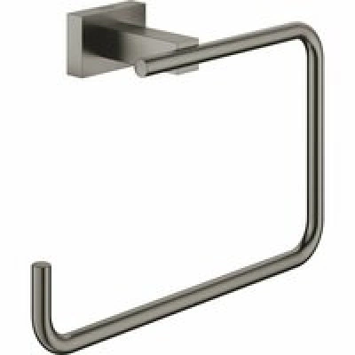 Кольцо для полотенца GROHE Essentials Cube, темный графит матовый (40510AL1) Кольцо для полотенца GROHE Essentials Cube, темный графит матовый (40510AL1)