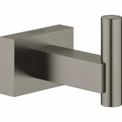 Крючок для банного халата GROHE Essentials Cube, темный графит матовый (40511AL1) Крючок для банного халата GROHE Essentials Cube, темный графит матовый (40511AL1)