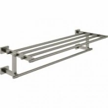 Полочка для полотенец GROHE Essentials Cube 600 мм, темный графит матовый (40512AL1)