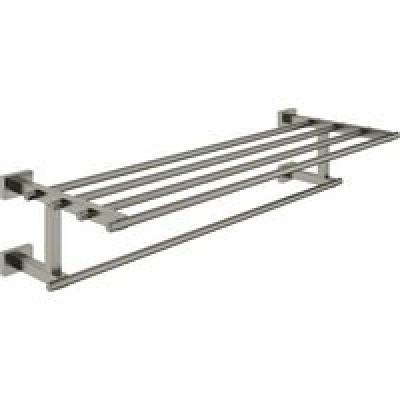 Полочка для полотенец GROHE Essentials Cube 600 мм, темный графит матовый (40512AL1) Полочка для полотенец GROHE Essentials Cube 600 мм, темный графит матовый (40512AL1)