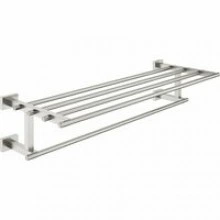 Полочка для полотенец GROHE Essentials Cube 600 мм, суперсталь (40512DC1)