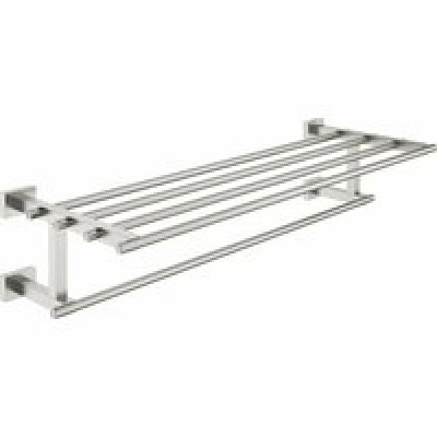 Полочка для полотенец GROHE Essentials Cube 600 мм, суперсталь (40512DC1) Полочка для полотенец GROHE Essentials Cube 600 мм, суперсталь (40512DC1)